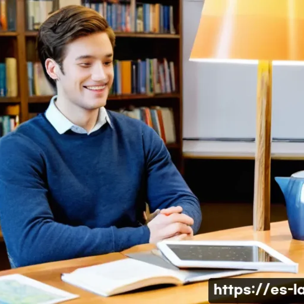 프랑스어와 독일어 배우기 위한 학습 플랫폼 - **Cultural Immersion and Discovery:**
    "A young adult, perhaps in their early twenties, with a wa...