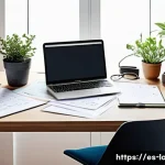 독일어 업무 일기 작성법 - **From Chaos to Clarity:**
    "A bright, dynamic scene depicting a professional's desk transforming...