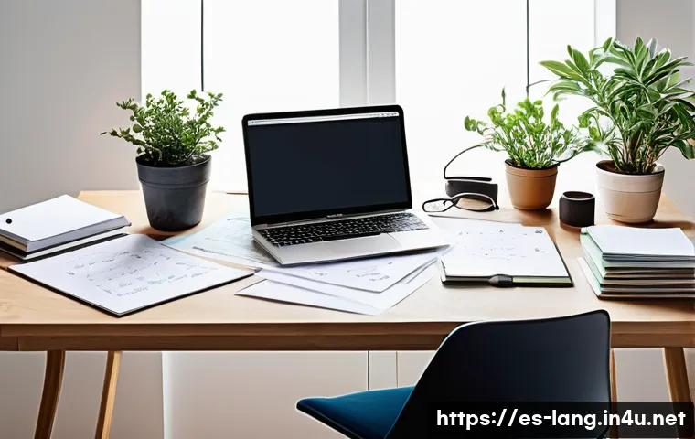 독일어 업무 일기 작성법 - **From Chaos to Clarity:**
    "A bright, dynamic scene depicting a professional's desk transforming...